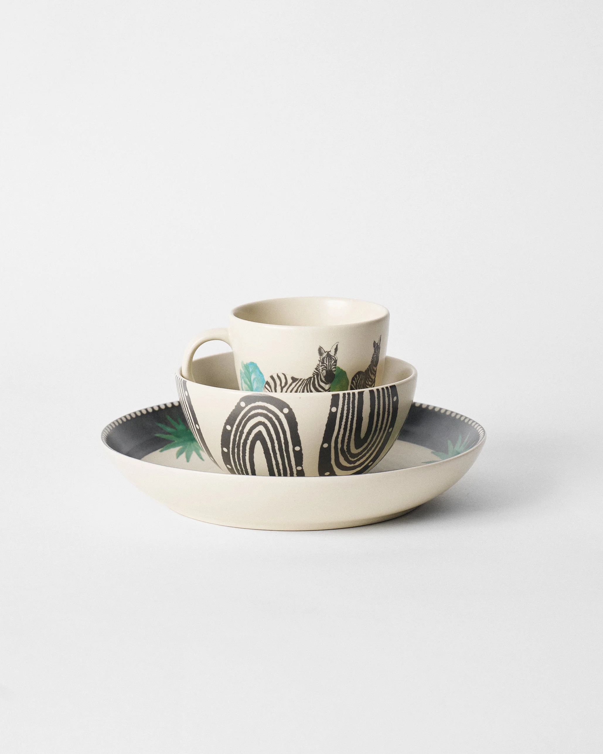 Zebra Lush Breakfast Set - Image 2