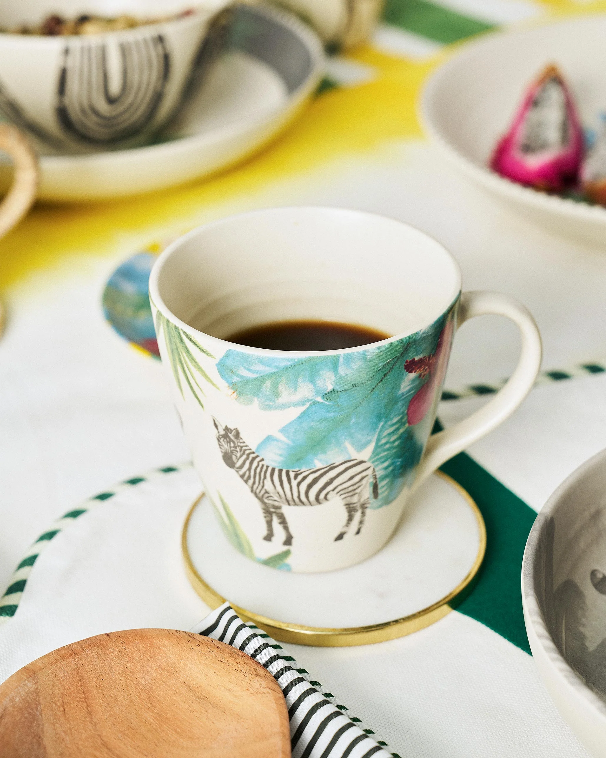 Zebra Lush Conical Mug - Image 4