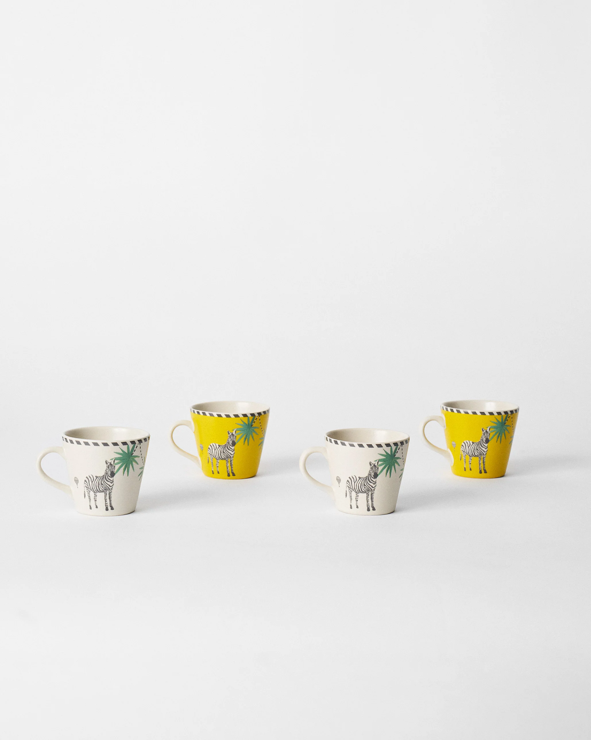 Zebra Lush Espresso Mug - Set of 4 - Image 2