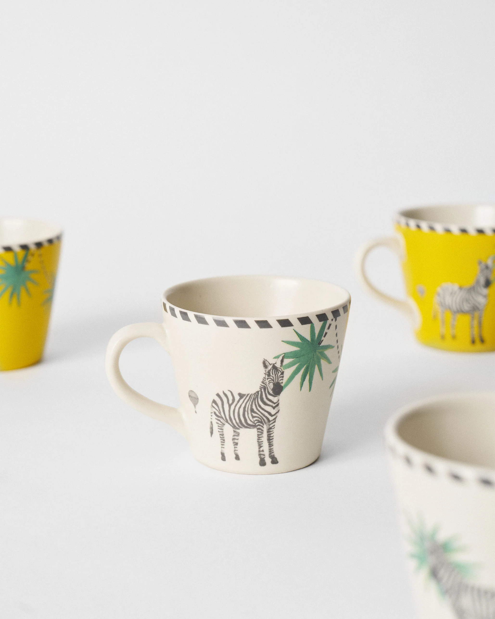 Zebra Lush Espresso Mug - Set of 4 - Image 3