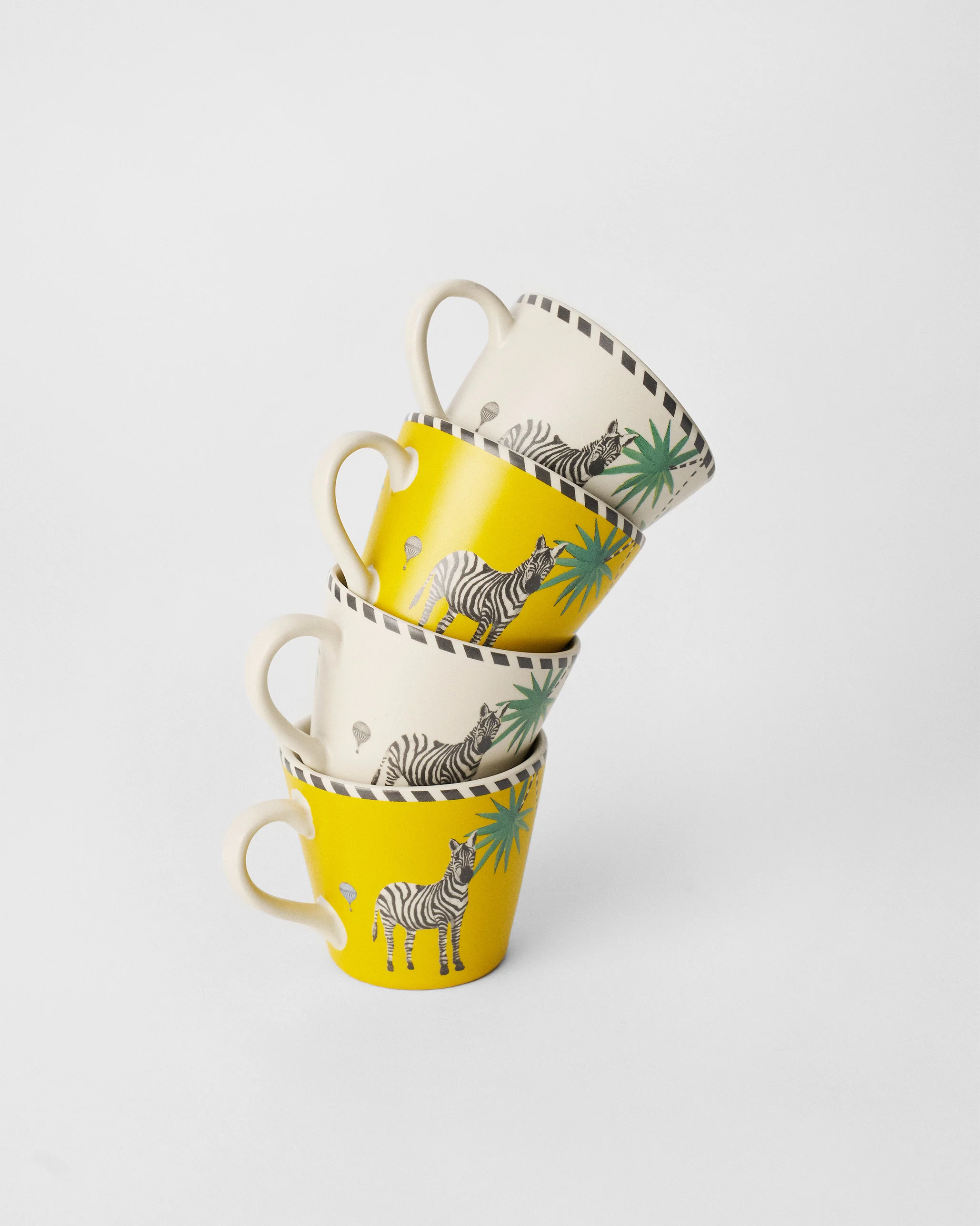 Zebra Lush Espresso Mug - Set of 4 - Image 5