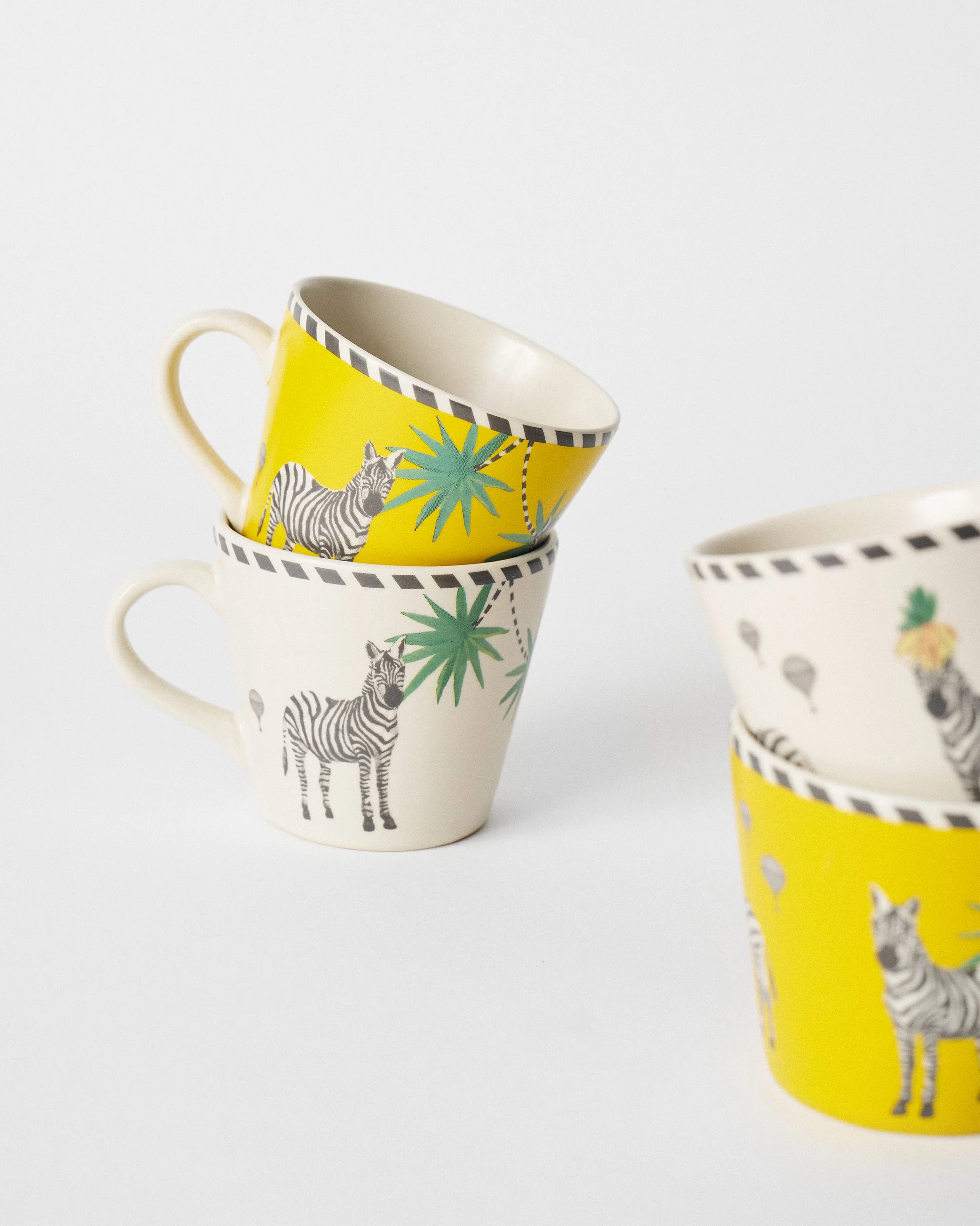 Zebra Lush Espresso Mug - Set of 4 - Image 6