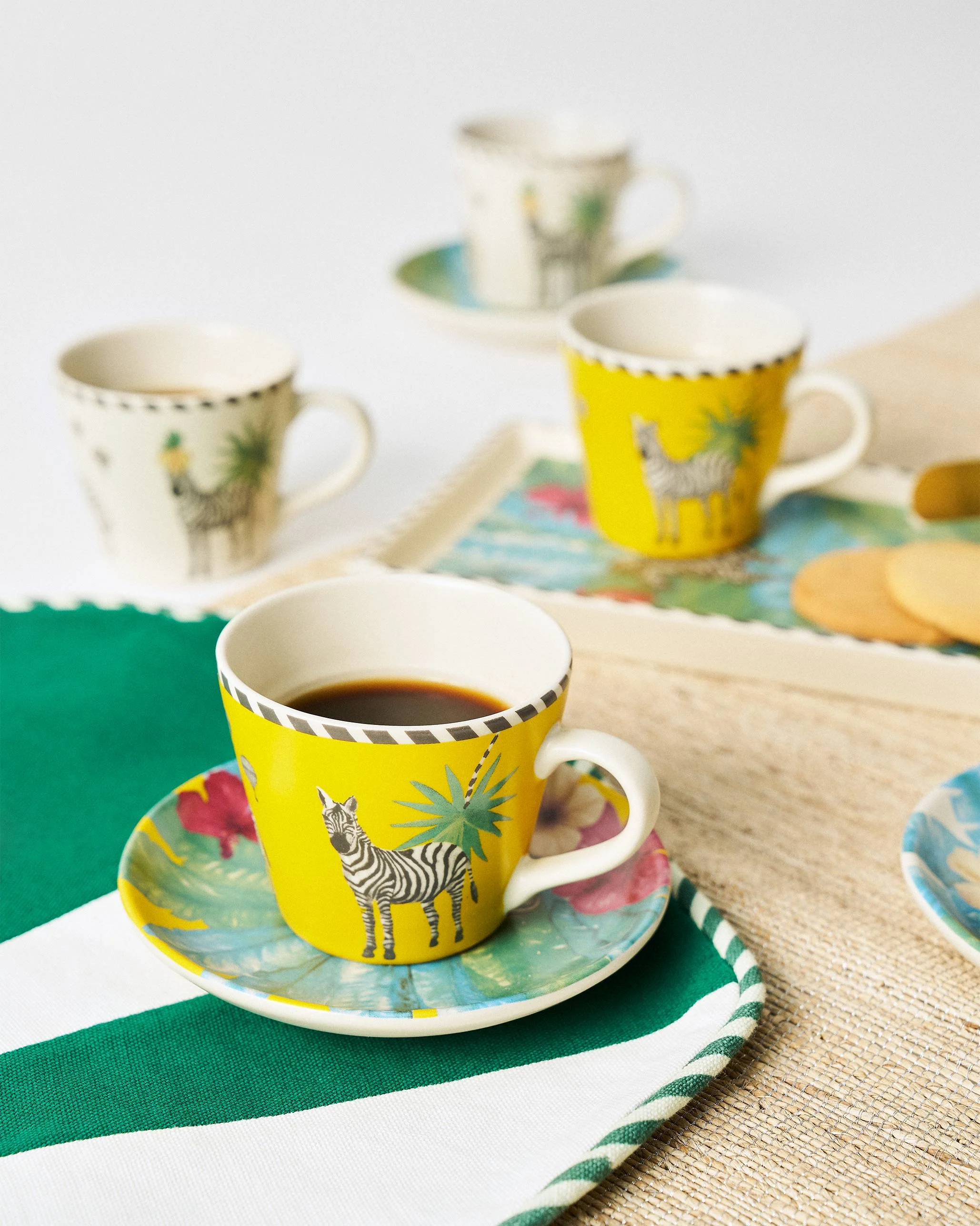 Zebra Lush Espresso Mug - Set of 4 - Image 8