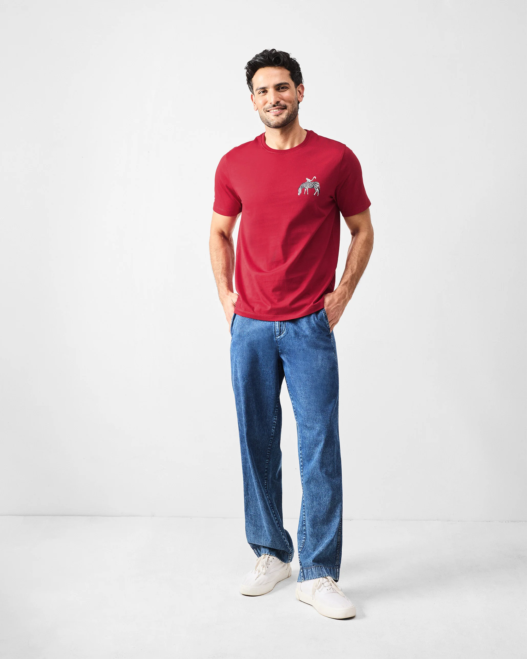 Zebra T-Shirt - Red - Image 5