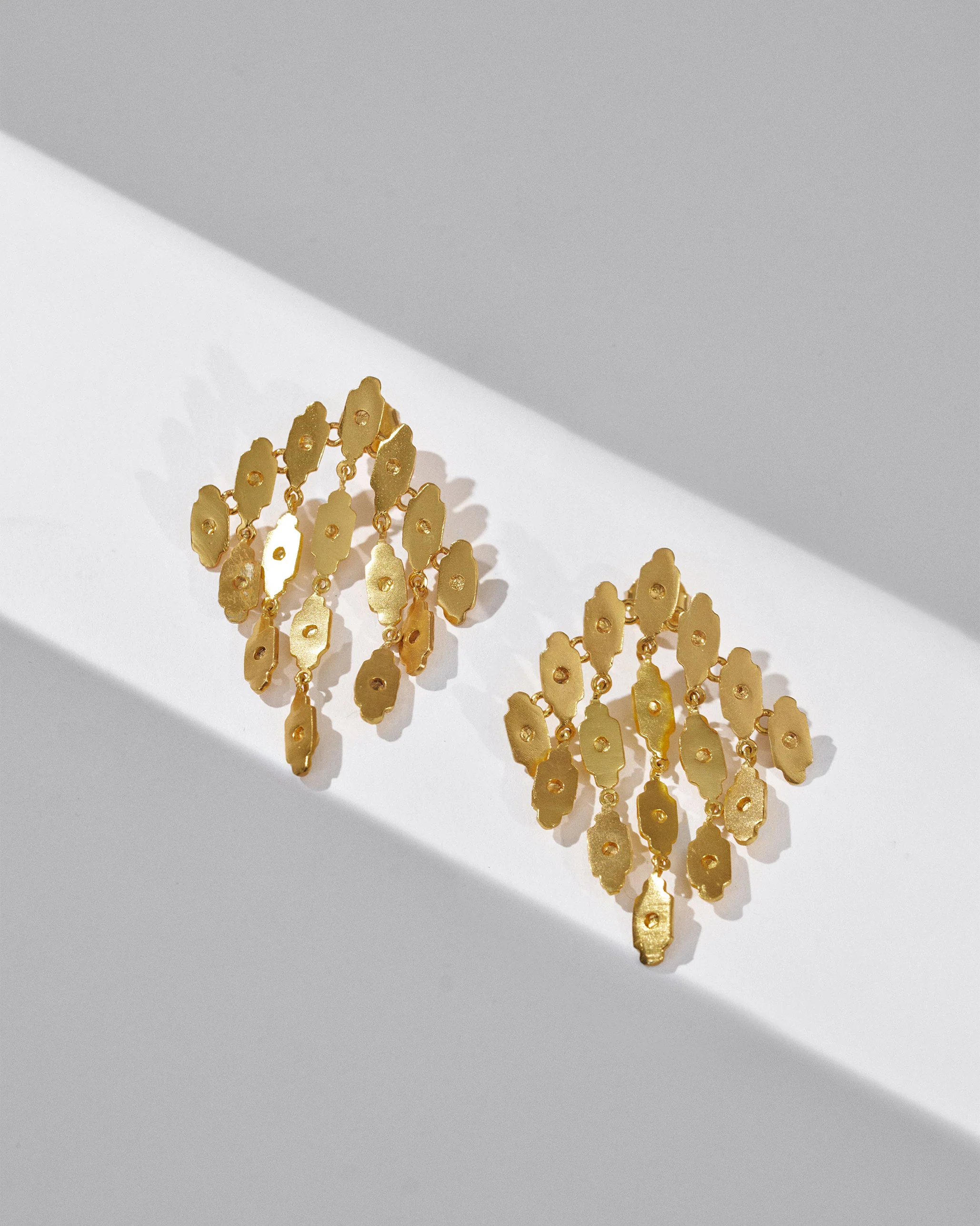 Zedi Drop Earrings - Gold - Image 2