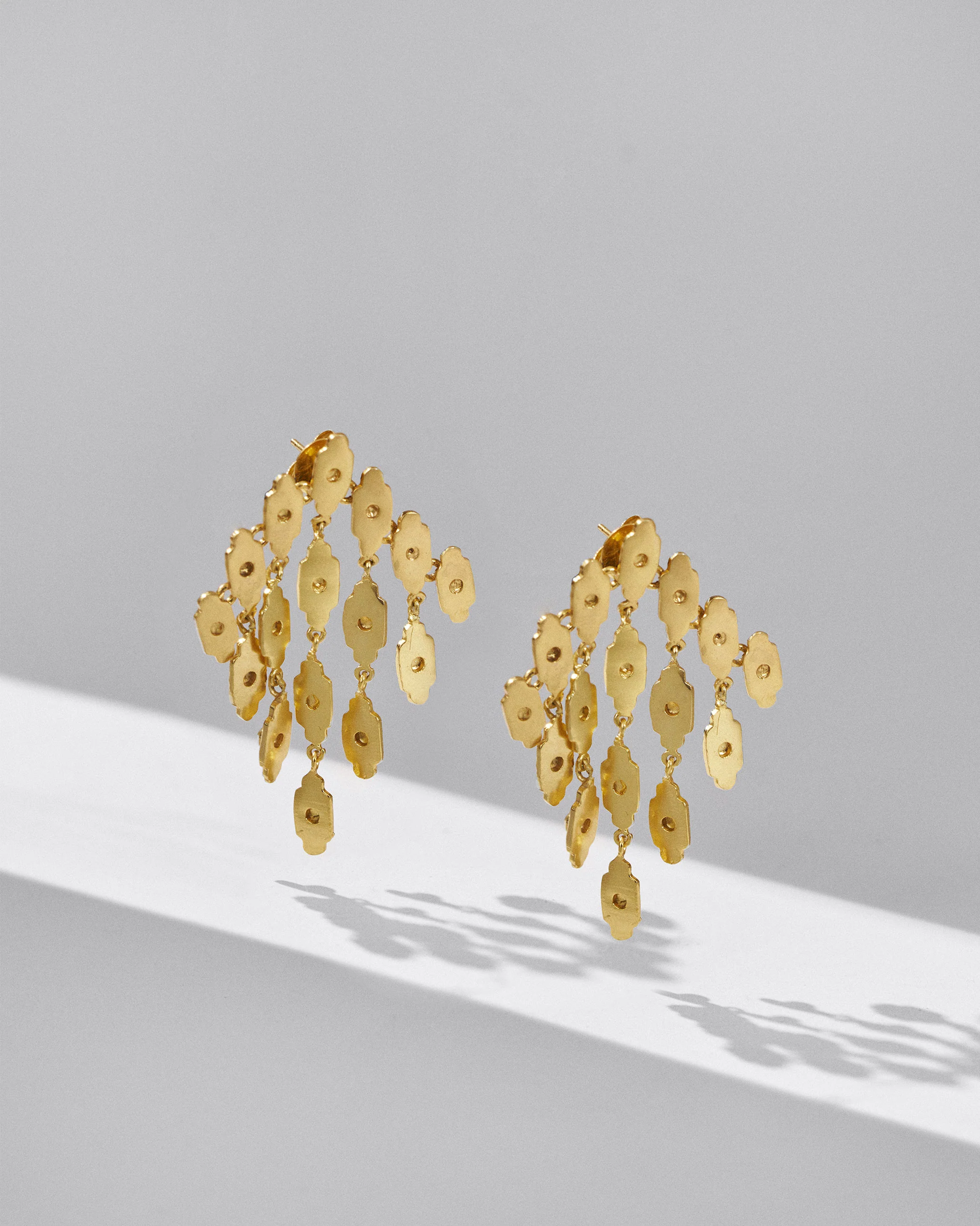 Zedi Drop Earrings - Gold - Image 3