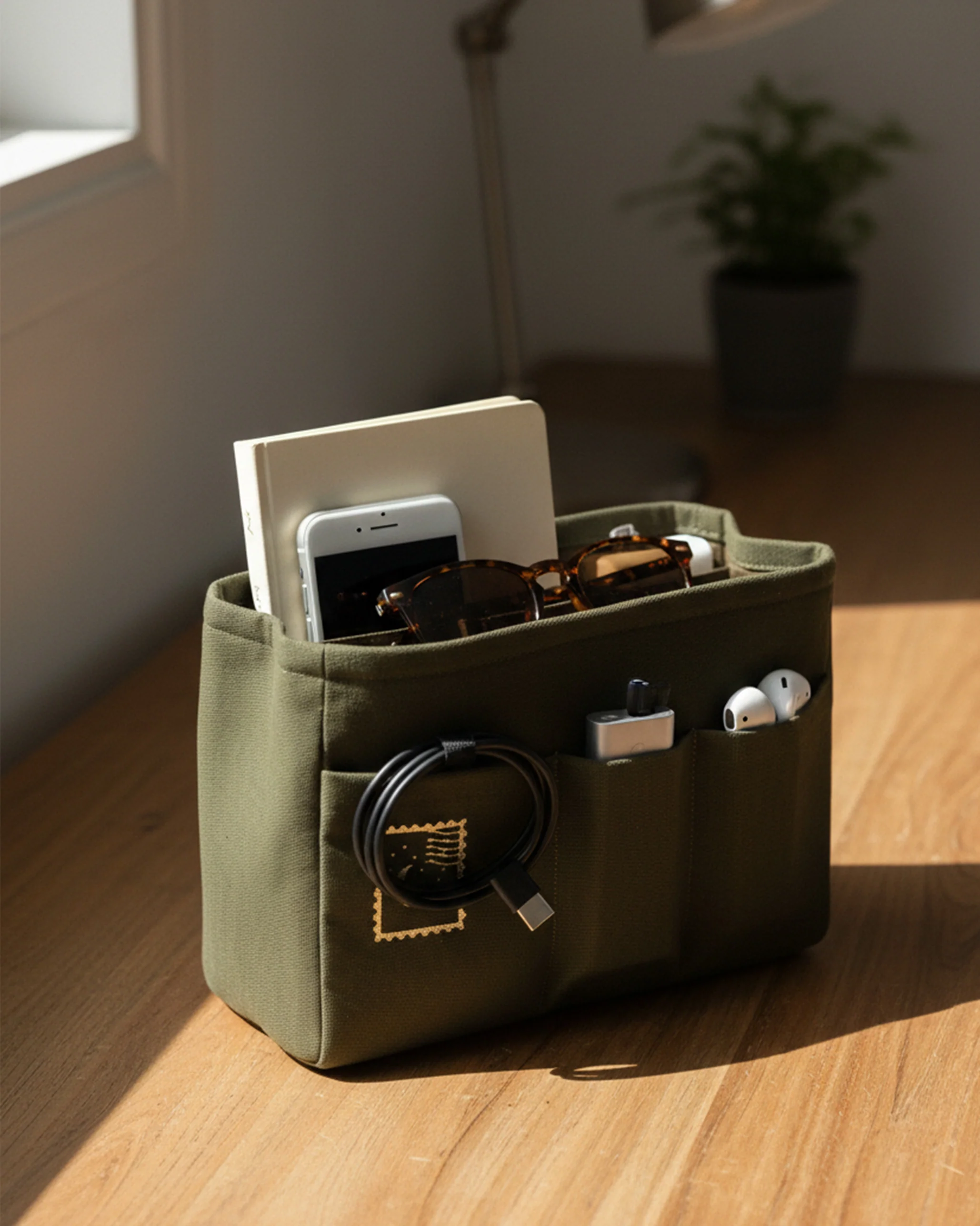Zenbu Organiser - Olive - Image 2