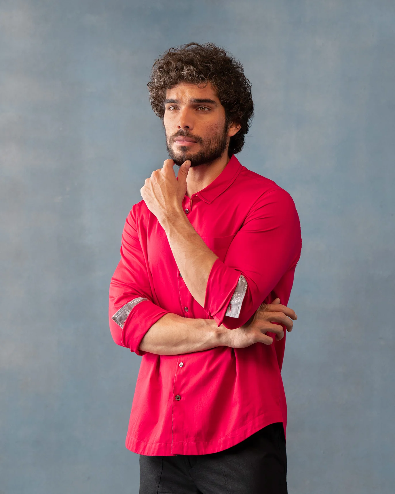Zenith Pocket Shirt - Fuchsia - Image 5