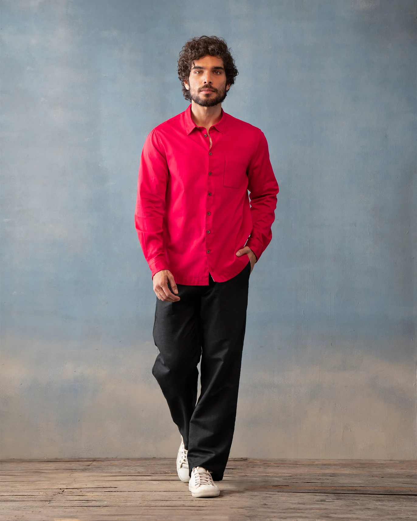 Zenith Pocket Shirt - Fuchsia - Image 6