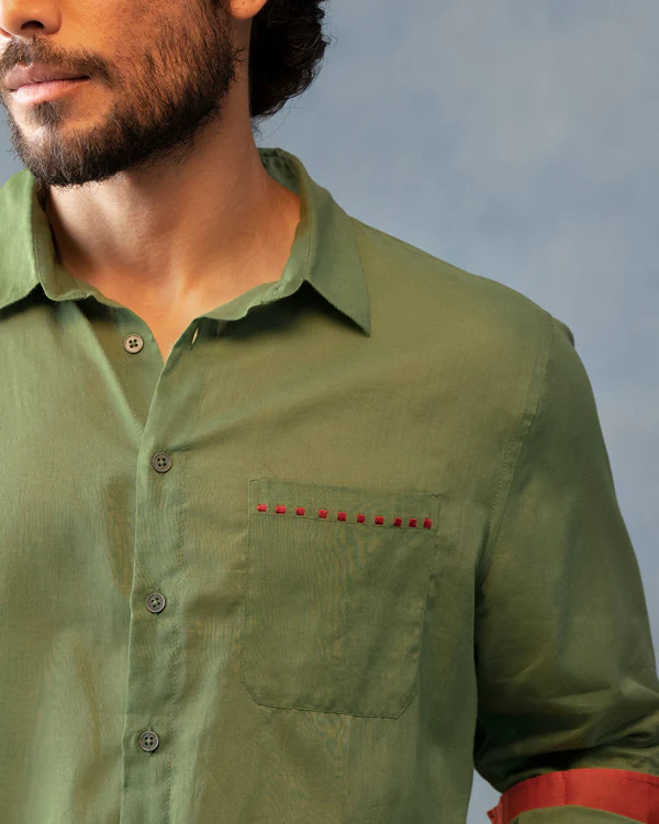 Zenith Shirt- Moss Green - Image 2