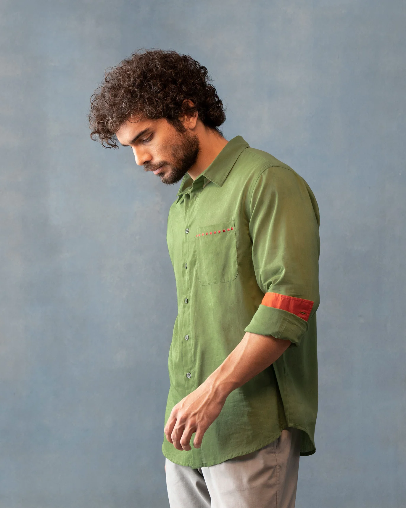 Zenith Shirt- Moss Green - Image 5