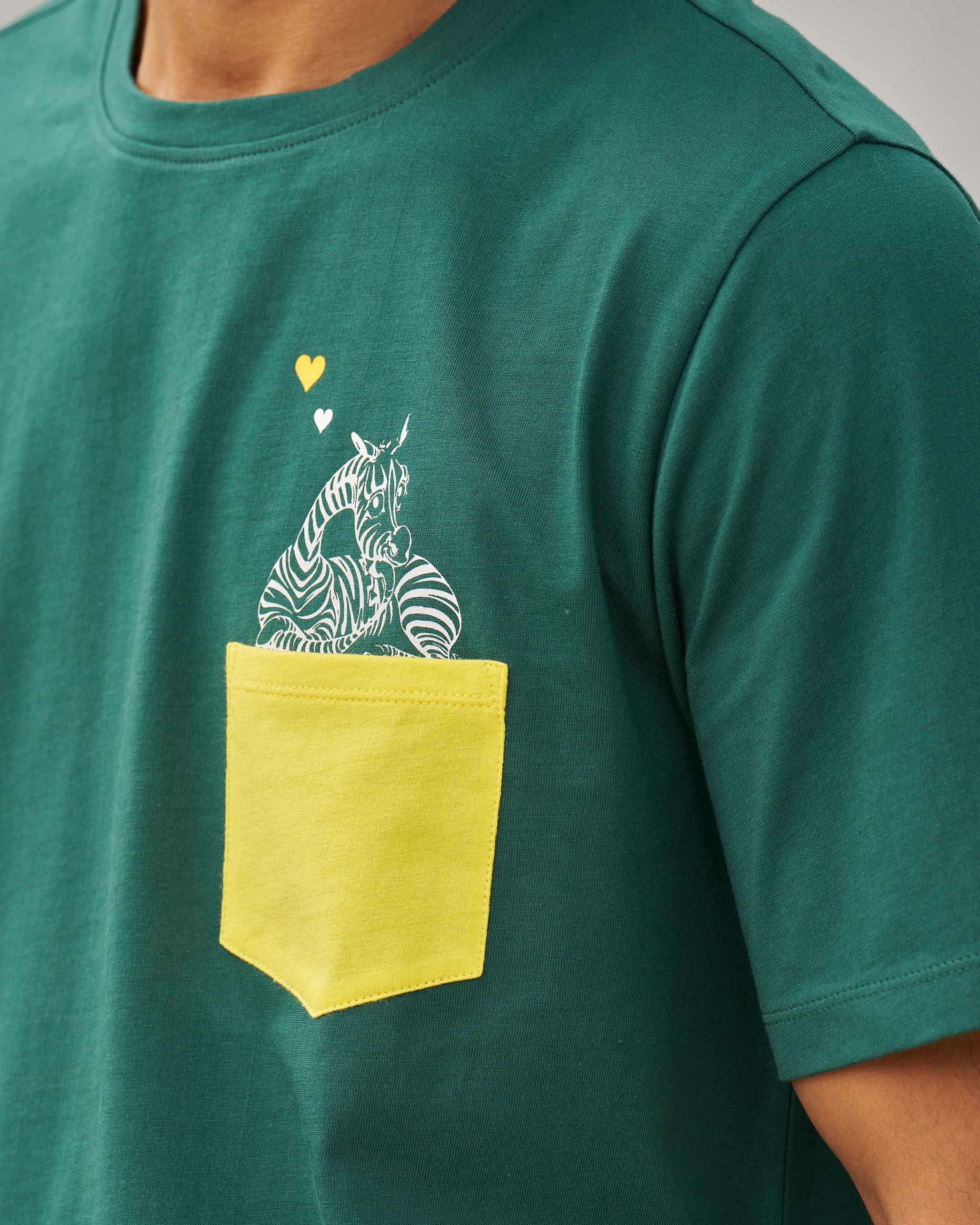 Zolulu T-shirt - Bottle Green - Image 2