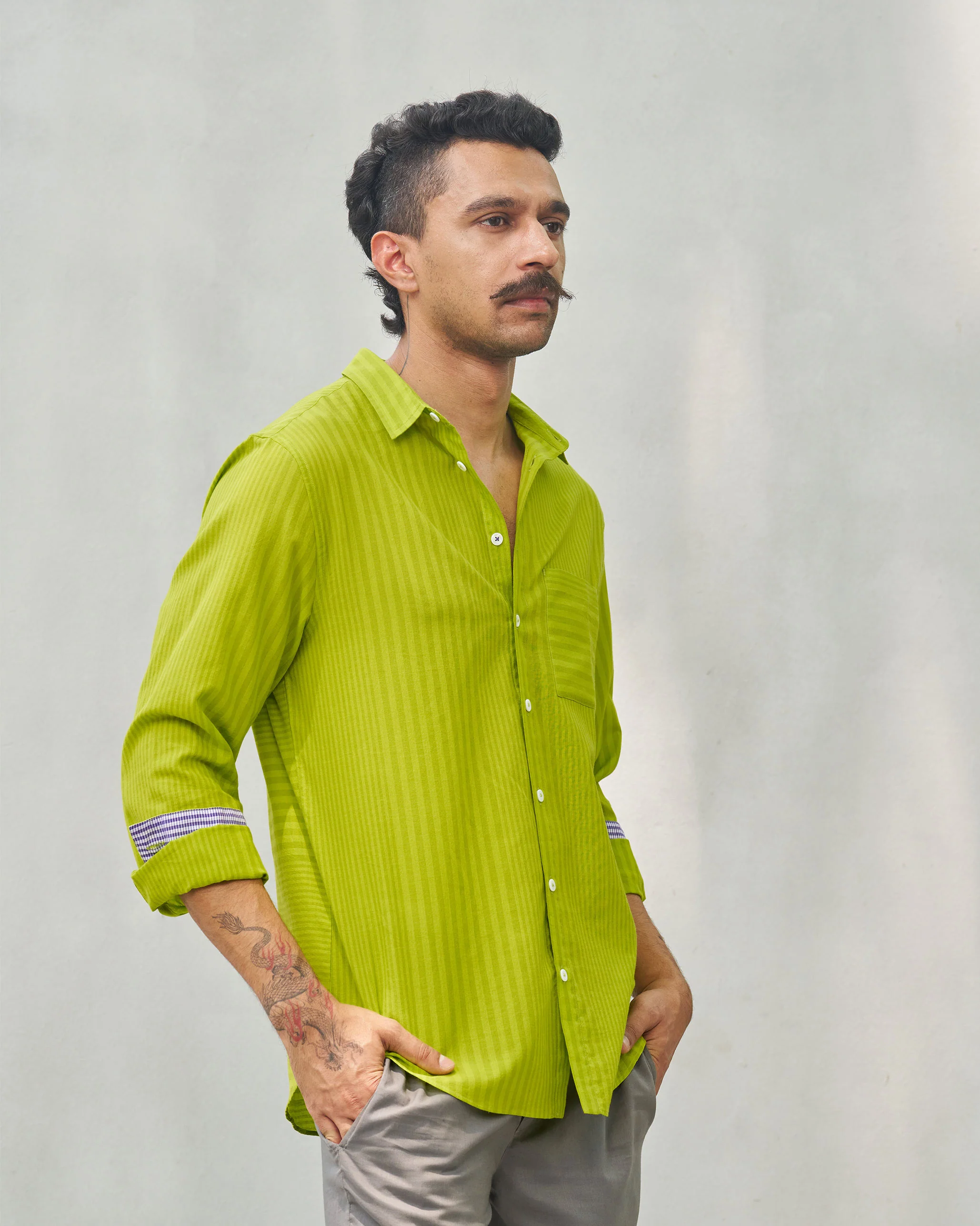 Zulu Shirt - Lime - Image 4
